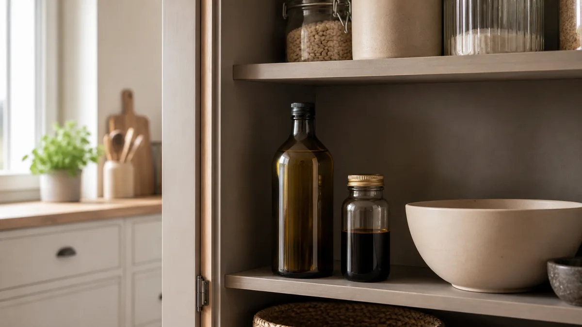 Conserver l’huile de cuisson à l’abri de la lumière et de la chaleur