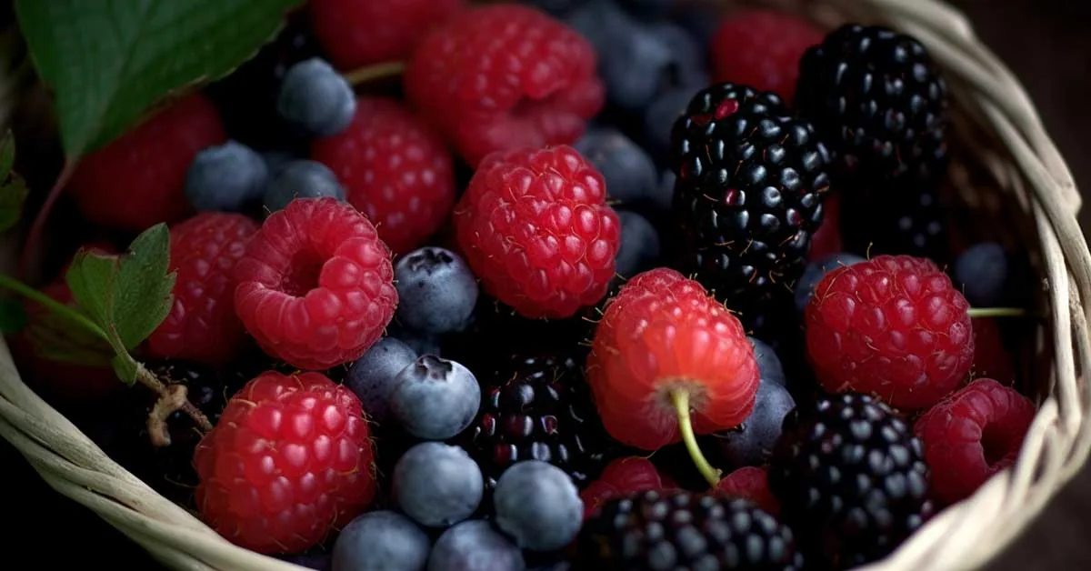 Fruits rouges frais apportant une saveur naturellement sucrée