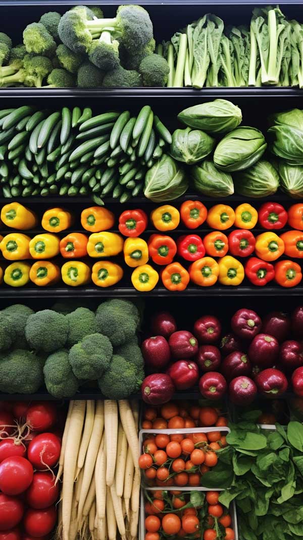 seasonal produce seasonal foods on the shelves